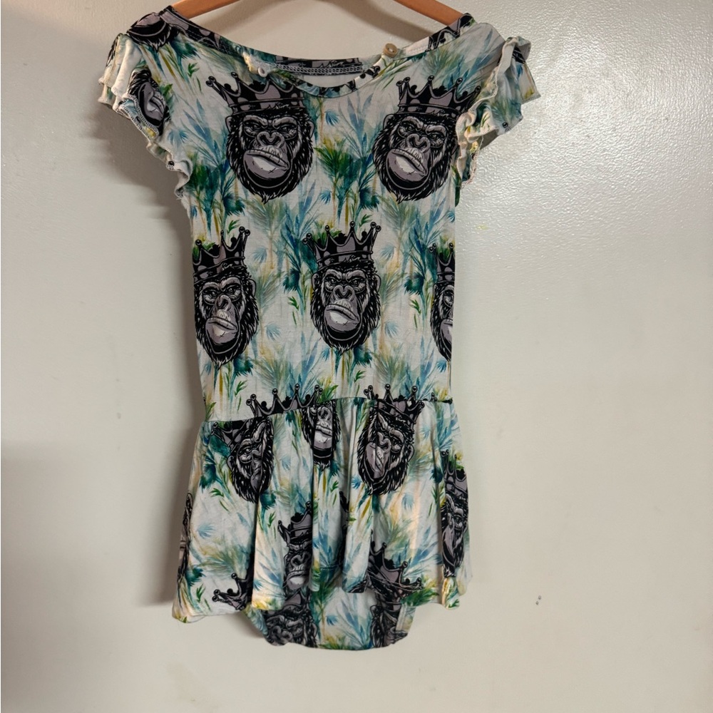 Bums & Roses Ruffle Dress - Picture 3 of 4